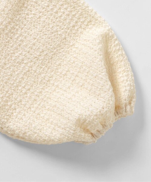 apres les cours（アプレレクール）の「つけ衿付きボディースーツ（ロンパース・キッズ・アイボリー/ブラック・80/70）」の19枚目の写真