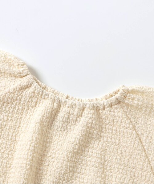 apres les cours（アプレレクール）の「つけ衿付きボディースーツ（ロンパース・キッズ・アイボリー/ブラック・80/70）」の17枚目の写真