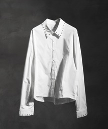 ANDER HUNK(A_[nN)Studs Design Double-cuffs Shirt / X^bYfUC_uJtXVc(Vc/uEX)
