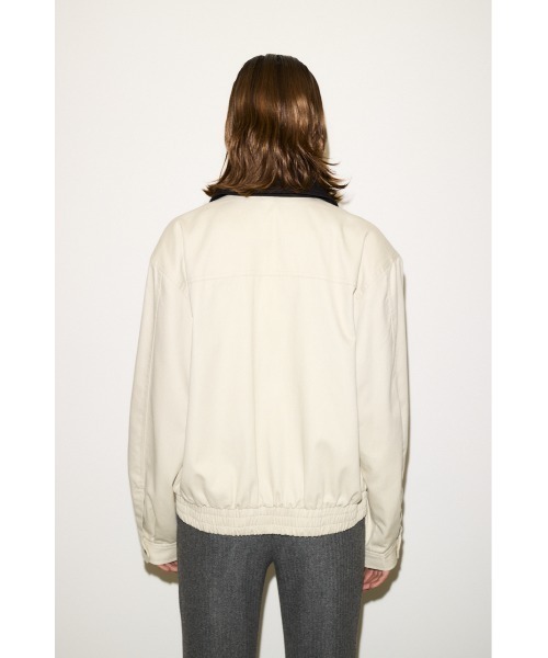 THROW by SLY（スローバイスライ）の「THROW COTTON SWINGTOP BZ コットン スウィング トップ ブルゾン 秋服 冬服（ブルゾン・レディース・ライトベージュ・FREE）」の5枚目の写真