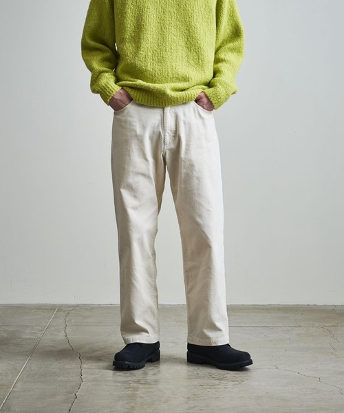 セール】【マルチサイズ】ワイドストレート コーデュロイ 5ポケット