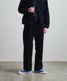 新品.タグ付き⭐︎ビューティー&ユース　コーディロイパンツ Thingless＞ワイド ストレート コーデュロイ パンツ