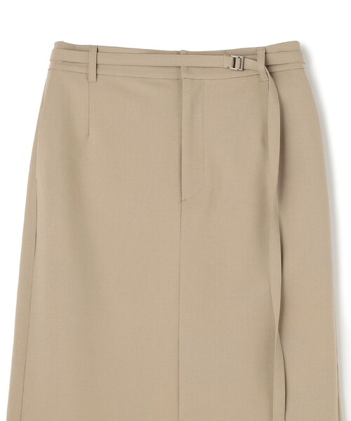 UNFILO(アンフィーロ)の「ウールライク Iラインスカート(スカート・レディース・ベージュ系/ブラック系・X-SMALL/LARGE/MEDIUM/SMALL)」の10枚目の写真