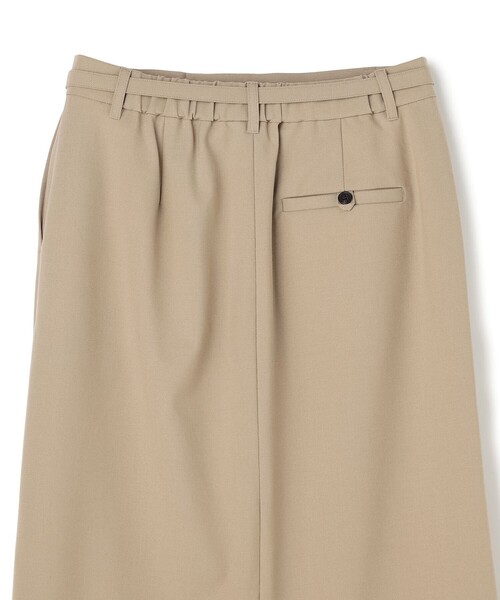 UNFILO(アンフィーロ)の「ウールライク Iラインスカート(スカート・レディース・ベージュ系/ブラック系・X-SMALL/LARGE/MEDIUM/SMALL)」の11枚目の写真