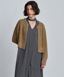 キャメル」に該当するカーディガン/ボレロ（ウール・ニット