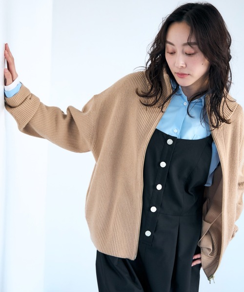 Elura（エルーラ）の「＜WEB限定カラーあり＞毛玉しらずジップ
