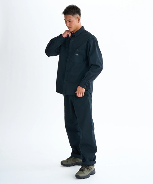 Quiksilver(クイックシルバー)の「CHINO WASH SHIRT/クイックシルバー長袖シャツ(シャツ/ブラウス・メンズ・ブラック・MEDIUM)」の4枚目の写真