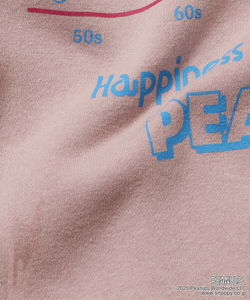 FREAK'S STORE(フリークスストア)の「限定展開 PEANUTS/ピーナッツ 別注 バックプリント クルーネックスウェット/スヌーピー(スウェット・メンズ・アッシュグレー/ネイビー/ピンク/スミクロ・MEDIUM/LARGE/SMALL)」の15枚目の写真