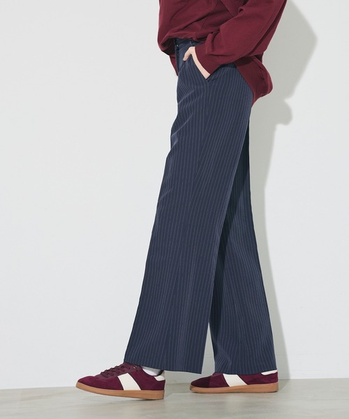 coca(coca)(コカ)の「ストライプセミフレアパンツ(その他パンツ・レディース・ストライプ・S/L/M)」の10枚目の写真