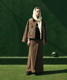 【HL】POCKET TAB ASYMMETRY SKIRT(SET-UP)