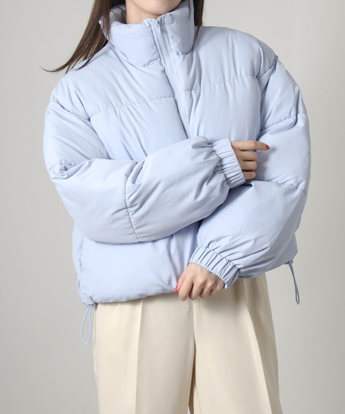 セール】ショート丈 中綿ダウンジャケット ショートコート 中綿