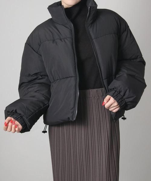 セール】ショート丈 中綿ダウンジャケット ショートコート 中綿