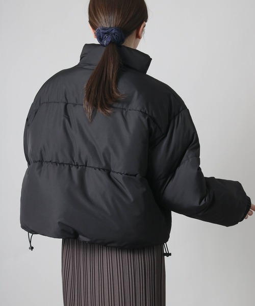 セール】【軽量】ショート丈 ドロスト 中綿ダウンジャケット（ダウン