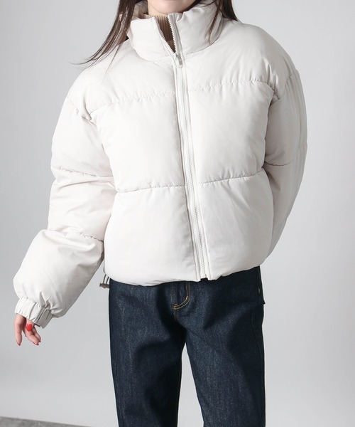 セール】【軽量】ショート丈 ドロスト 中綿ダウンジャケット（ダウン