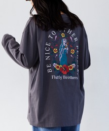 Fluffy BROTHERS（フラッフィーブラザーズ）の「刺繍ロンT（大人サイズ）（Tシャツ/カットソー）」