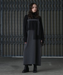 funda mine（ファンダマイン）の「ツイル2WAYジャンバースカート（スカート）」