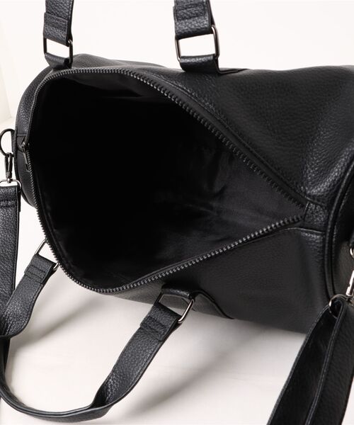 MLB（メジャーリーグベースボール）の「MLB シボ生地ボストンバッグ（ボストンバッグ・レディース・ブラック系その他/ブラック系その他3/ブラック/ブラック系その他2・FREE）」の5枚目の写真