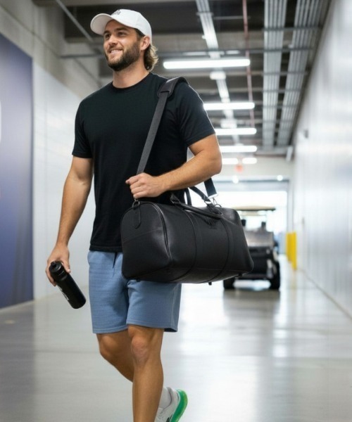 MLB（メジャーリーグベースボール）の「MLB シボ生地ボストンバッグ（ボストンバッグ・レディース・ブラック系その他/ブラック系その他3/ブラック/ブラック系その他2・FREE）」の4枚目の写真