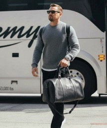 MLB | MLB シボ生地ボストンバッグ(ボストンバッグ)