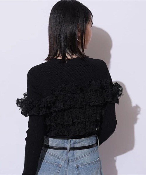 フリルドッキングニット（ニット/セーター）｜Mystrada（マイ