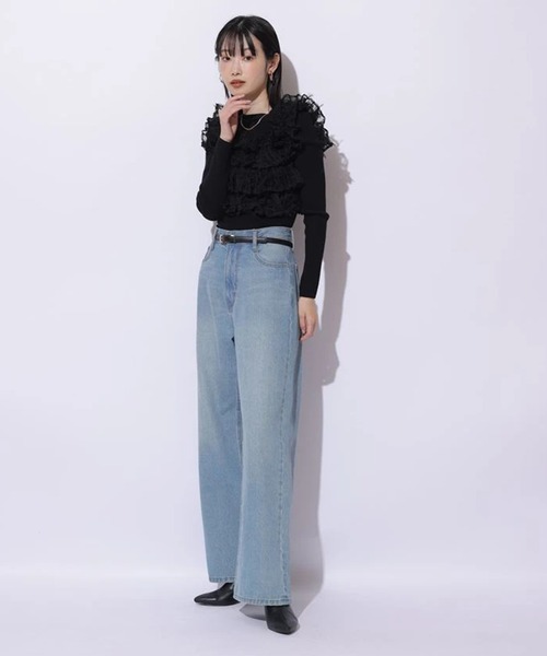 フリルドッキングニット（ニット/セーター）｜Mystrada（マイ