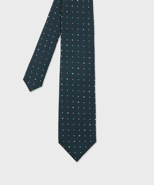 Paul Smith(ポールスミス)の「コントラストドット タイ【250036 552MJ】(ネクタイ・メンズ・ダークグリーン/ネイビー/ダークパープル/ダークブラウン・FREE)」の1枚目の写真