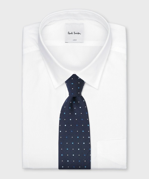 Paul Smith(ポールスミス)の「コントラストドット タイ【250036 552MJ】(ネクタイ・メンズ・ダークグリーン/ネイビー/ダークパープル/ダークブラウン・FREE)」の7枚目の写真
