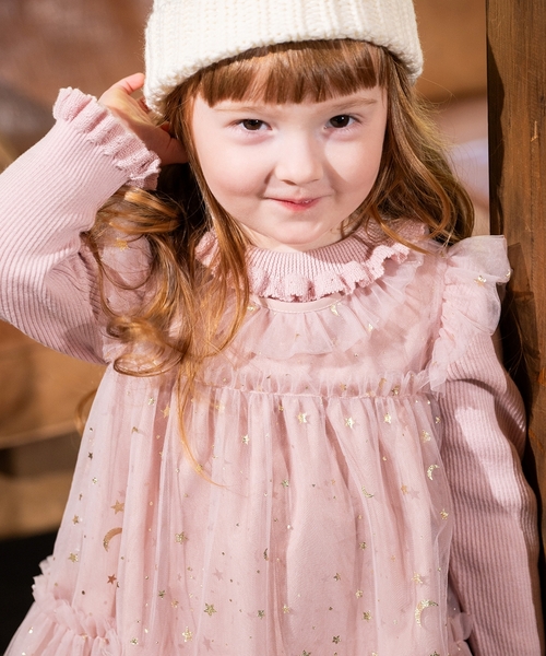 sense of wonder(センスオブワンダー)の「スターチュールワンピース(ワンピース・キッズ・ピンク/ホワイト系/グレー・90cm/100cm/110cm/120cm/130cm)」の12枚目の写真