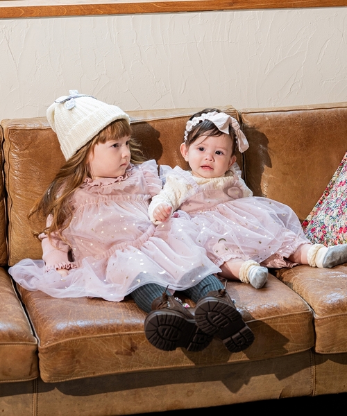 sense of wonder(センスオブワンダー)の「スターチュールワンピース(ワンピース・キッズ・ピンク/ホワイト系/グレー・90cm/100cm/110cm/120cm/130cm)」の13枚目の写真