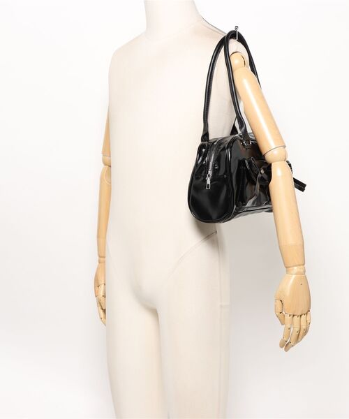 LUGG NAGG(ラグナグ)の「【LUGG NAGG/ラグナグ】フェイクレザー ダブルポケット ハンドバック(ハンドバッグ・レディース・ダークブラウン/ワインレッド/ブラック/キャメル/ホワイト・FREE)」の14枚目の写真