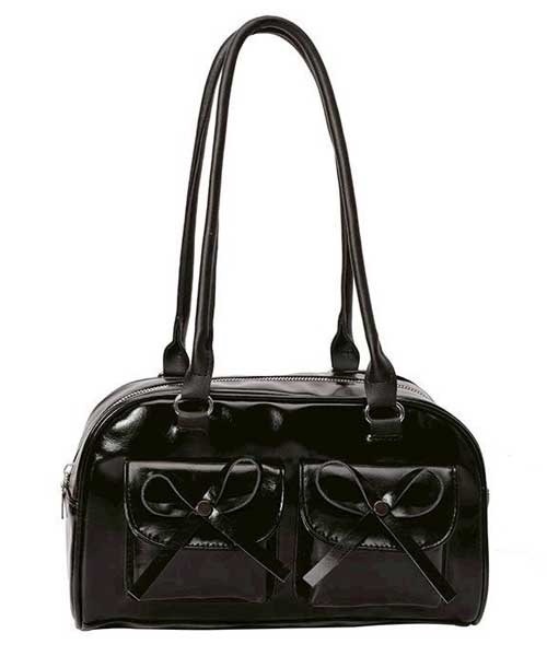 LUGG NAGG(ラグナグ)の「【LUGG NAGG/ラグナグ】フェイクレザー ダブルポケット ハンドバック(ハンドバッグ・レディース・ダークブラウン/ワインレッド/ブラック/キャメル/ホワイト・FREE)」の9枚目の写真