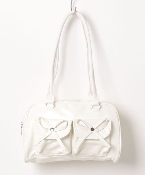 LUGG NAGG(ラグナグ)の「【LUGG NAGG/ラグナグ】フェイクレザー ダブルポケット ハンドバック(ハンドバッグ・レディース・ダークブラウン/ワインレッド/ブラック/キャメル/ホワイト・FREE)」の16枚目の写真