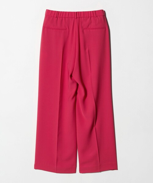 UNITED ARROWS 2タック ワイドパンツ ライトピンク　新品未使用品 2タック ワイドパンツ‐UVカット 接触冷感 吸水速乾 帯電防止