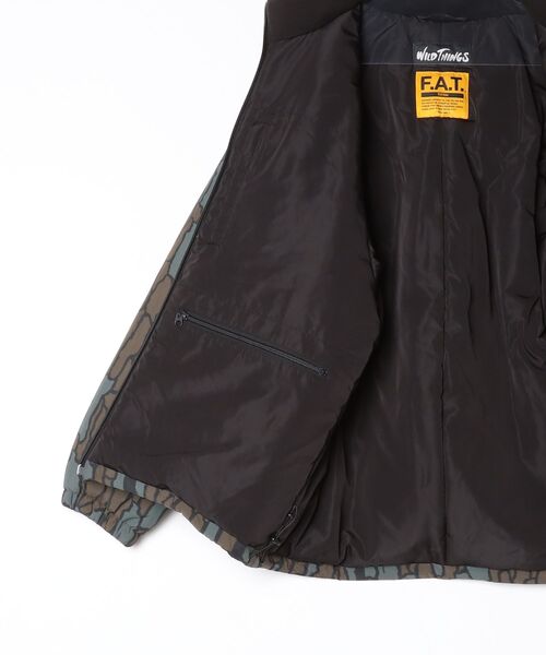 FAT（エフエイティー）の「WILDBERG（ナイロンジャケット・メンズ・ブラック/ブラウン・JUMBO(XXL)/FAT(XL)/SKINNY(L)/TITCH(M)）」の4枚目の写真