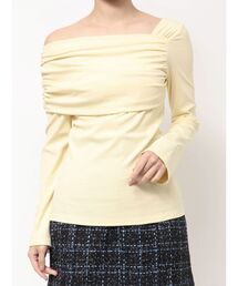 MERCURYDUO | アシメオフショルカットトップス(Tシャツ/カットソー)