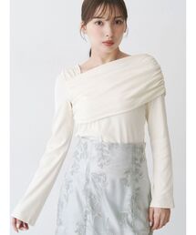 MERCURYDUO | アシメオフショルカットトップス(Tシャツ/カットソー)