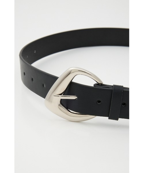 SLY(スライ)の「DEFORMED BUCKLE BELT ディフォームド バックル ベルト(ベルト・レディース・ブラック・FREE)」の3枚目の写真