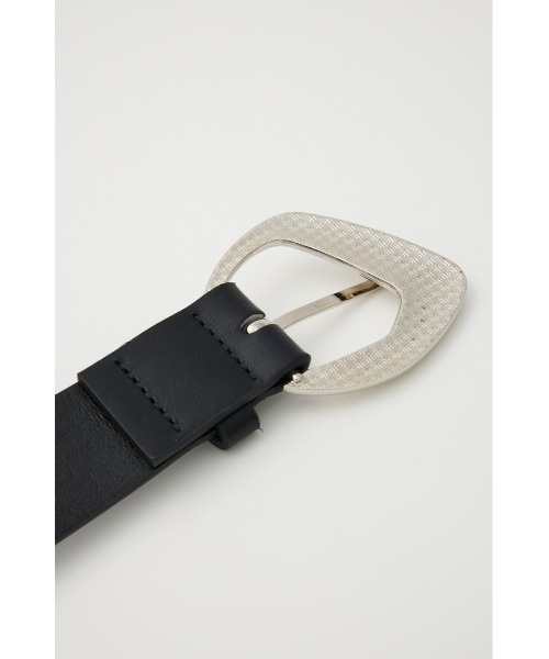 SLY(スライ)の「DEFORMED BUCKLE BELT ディフォームド バックル ベルト(ベルト・レディース・ブラック・FREE)」の6枚目の写真