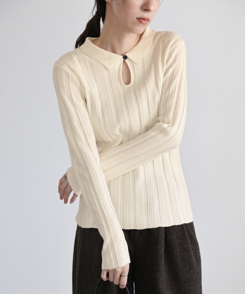 ロブ・スレーターさま専用 ランダムリブポロニット（ニット/セーター）｜select MOCA（セレクト