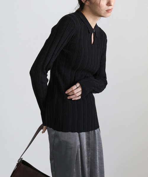 ランダムリブポロニット（ニット/セーター）｜select MOCA（セレクト