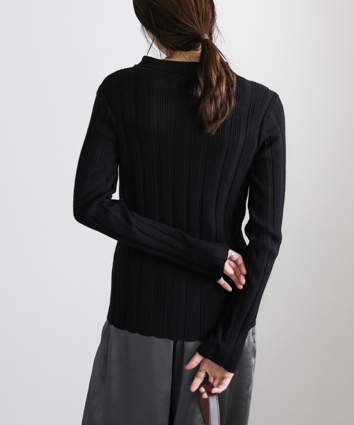 ランダムリブポロニット（ニット/セーター）｜select MOCA（セレクト