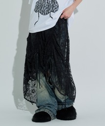 ANNA SUI ブラック フリルスカート ANNA SUI ブラック フリルスカート - メルカリ