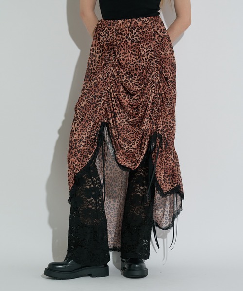 ANNA SUI NYC（アナ スイ エヌ ワイ シー）の「マルチシャーリングスカート（スカート・レディース・キャメル/ブラック/サックスブルー・FREE）」の18枚目の写真