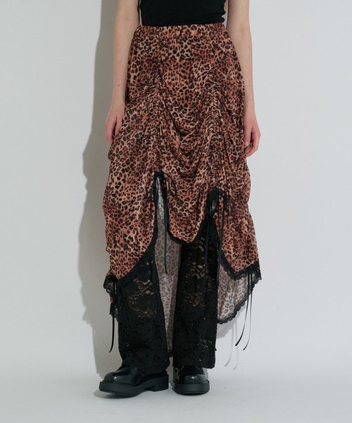 ANNA SUI NYC（アナ スイ エヌ ワイ シー）の「マルチシャーリングスカート（スカート・レディース・キャメル/ブラック/サックスブルー・FREE）」の19枚目の写真