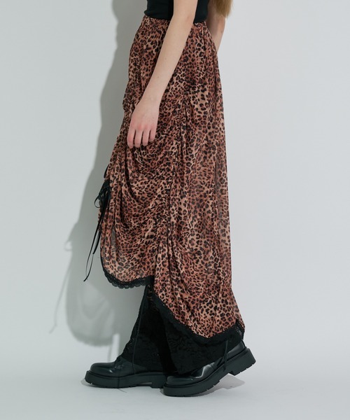 ANNA SUI NYC（アナ スイ エヌ ワイ シー）の「マルチシャーリングスカート（スカート・レディース・キャメル/ブラック/サックスブルー・FREE）」の20枚目の写真