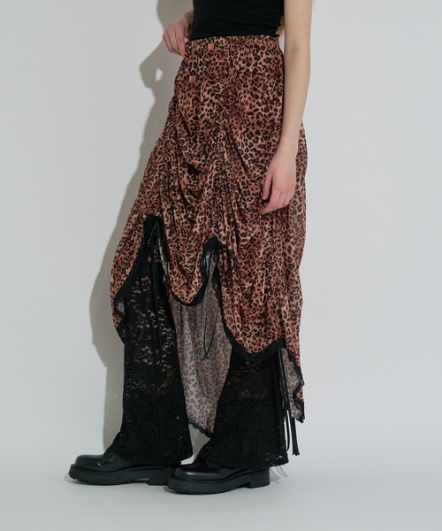 ANNA SUI NYC（アナ スイ エヌ ワイ シー）の「マルチシャーリングスカート（スカート・レディース・キャメル/ブラック/サックスブルー・FREE）」の21枚目の写真