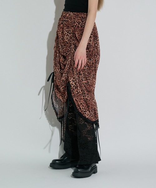 ANNA SUI NYC（アナ スイ エヌ ワイ シー）の「マルチシャーリングスカート（スカート・レディース・キャメル/ブラック/サックスブルー・FREE）」の22枚目の写真