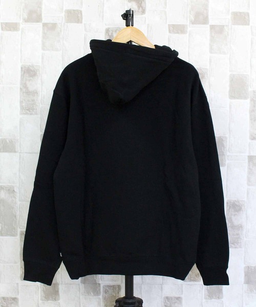 HUF(ハフ)の「メガブラスト エンブレム プルオーバーフーディ スウェットパーカー MEGABLAST EMB P/O HOODIE(パーカー・メンズ・ブラック/アッシュ・M/XL/L)」の4枚目の写真