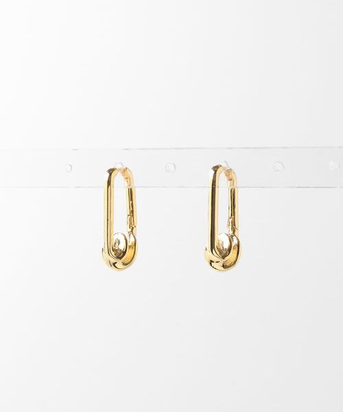 URBAN RESEARCH Sonny Label（アーバンリサーチサニーレーベル）の「ステンレスツイストピアス（ピアス（両耳用）・レディース・ゴールド/シルバー・ONE）」の6枚目の写真