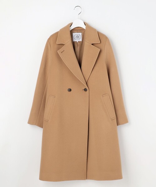 J.PRESS(ジェイプレス)の「Pureラムウール ダブル ロングコート(その他アウター・レディース・黄土色系/ブラック系/グレー系・T15/T13)」の14枚目の写真